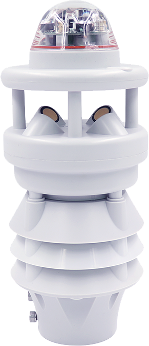 XF700L CE-certificeret RS485-output alt i én ultralydsvejrstation Vindlufttemperatur Fugtighed/Illuminan/Regnsensor